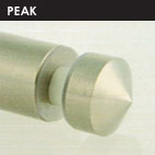 Glass glazing peak
