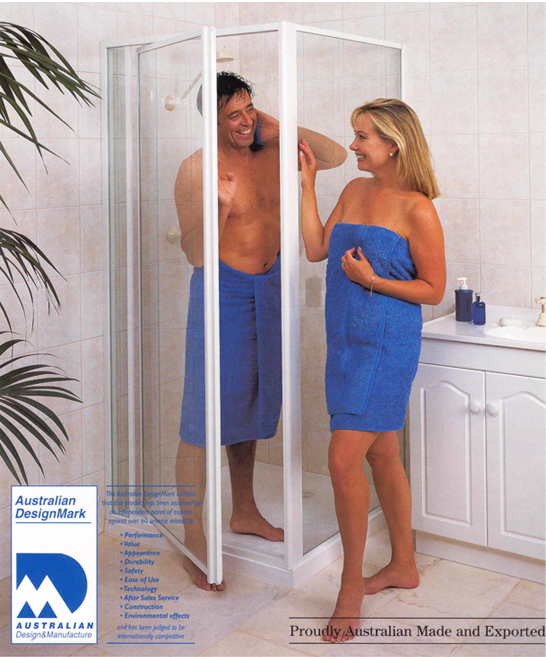 Pivoting shower screen doors
