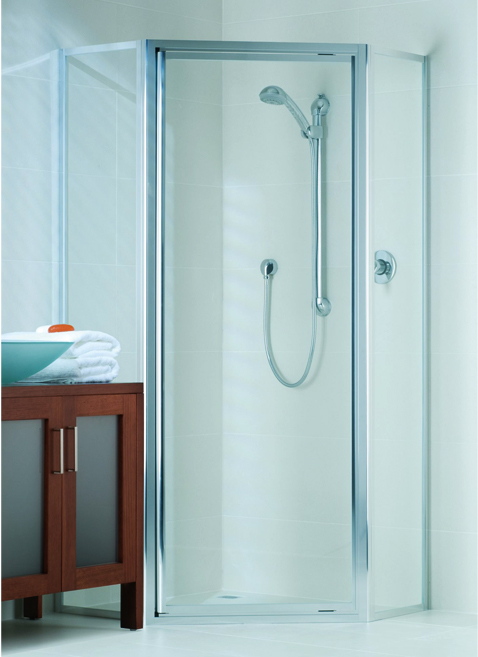 Glass shower screen - frameless