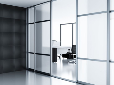 Toughened office glass